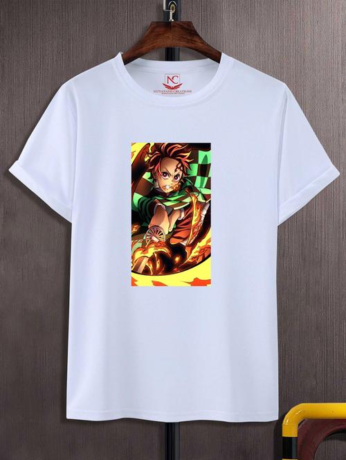 unisex white graphic printed t-shirt - 20882736 -  Standard Image - 0