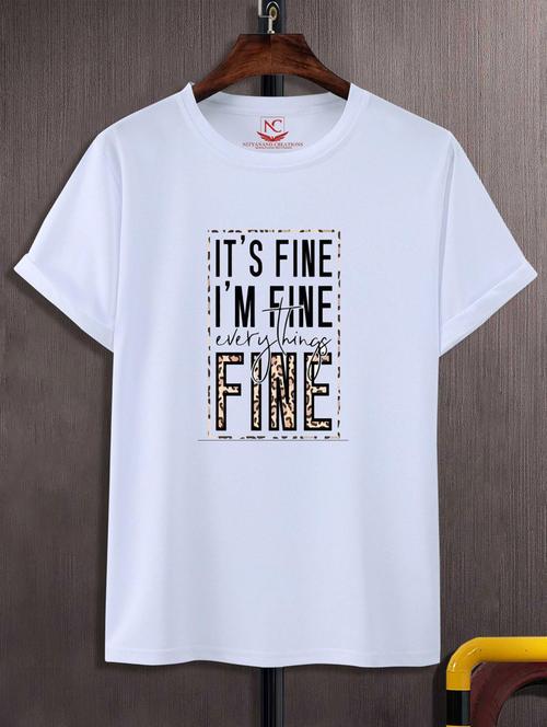 unisex white graphic printed t-shirt - 20882747 - Standard Image - 0