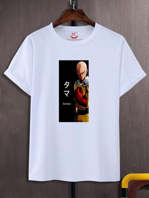 unisex white polyester graphic t-shirt - 20882764 -  Standard Image - 0
