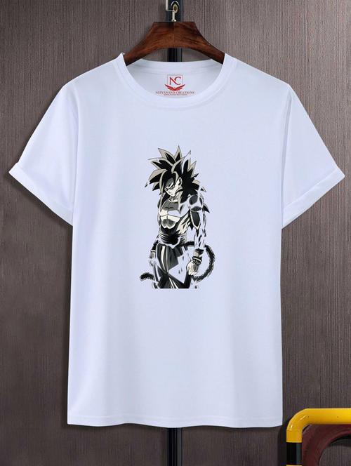 unisex white graphic print t-shirt - 20882777 -  Standard Image - 0