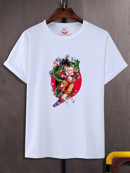 unisex white polyester graphic t-shirt - 20882787 -  Standard Image - 0
