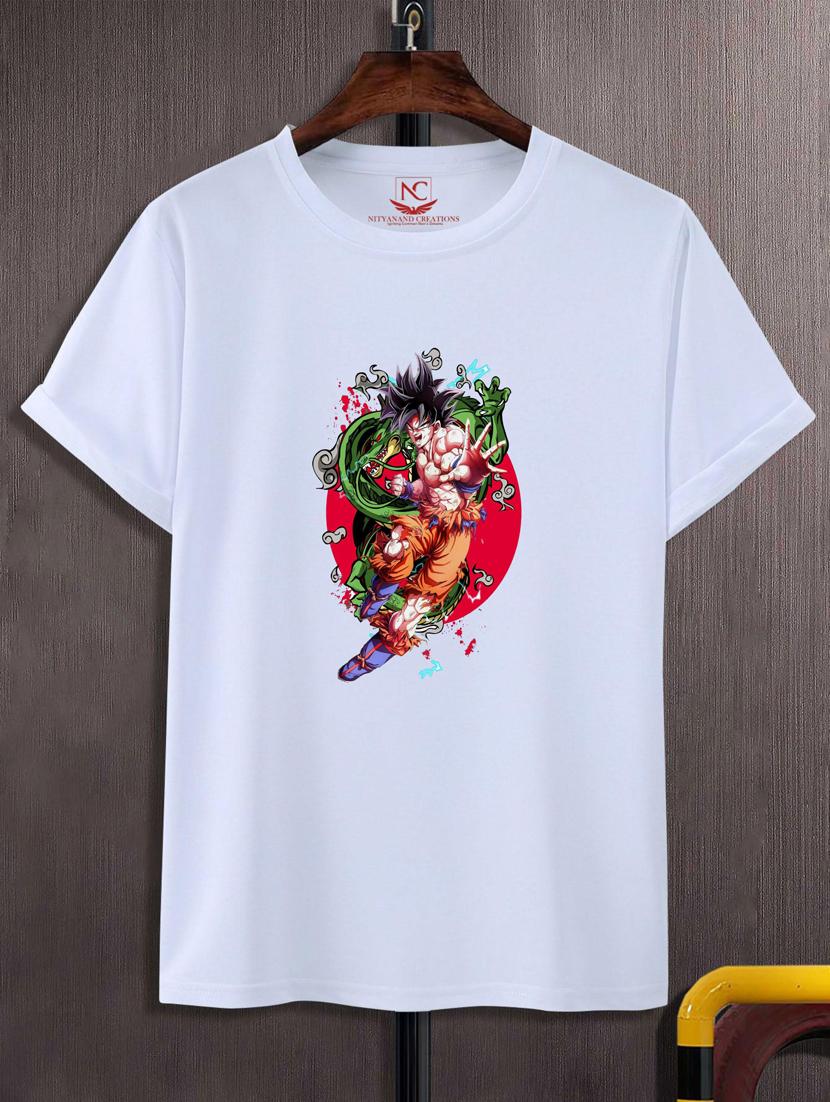 unisex white polyester graphic t-shirt - 20882787 -  Zoom Image - 0