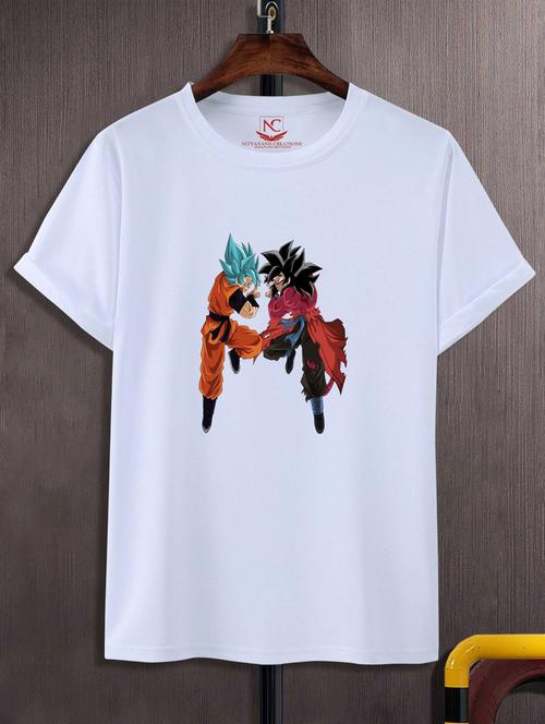 unisex white polyester graphic t-shirt - 20882790 - Standard Image - 0