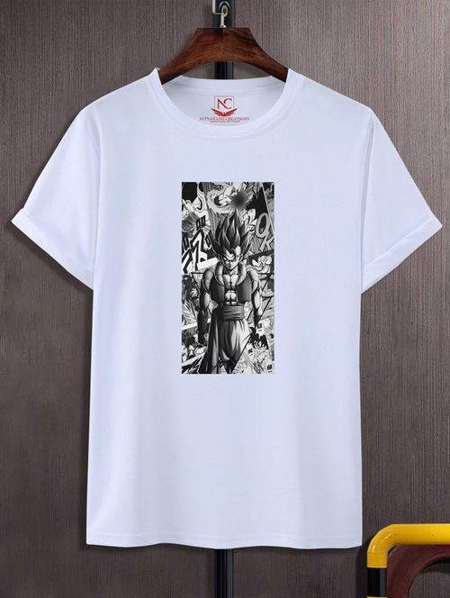 unisex white graphic printed t-shirt - 20882791 - Standard Image - 0