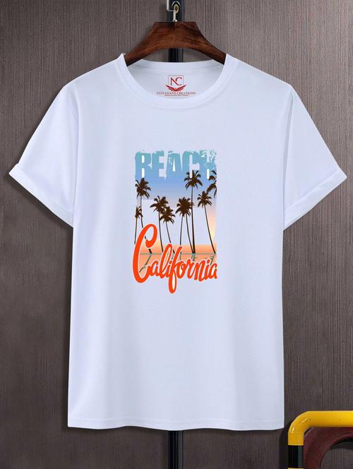 unisex white graphic printed t-shirt - 20882796 -  Standard Image - 0