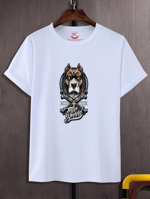 unisex white graphic printed t-shirt - 20882800 - Standard Image - 0