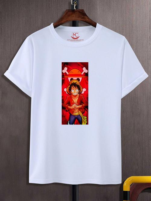 unisex white graphic printed t-shirt - 20882801 - Standard Image - 0