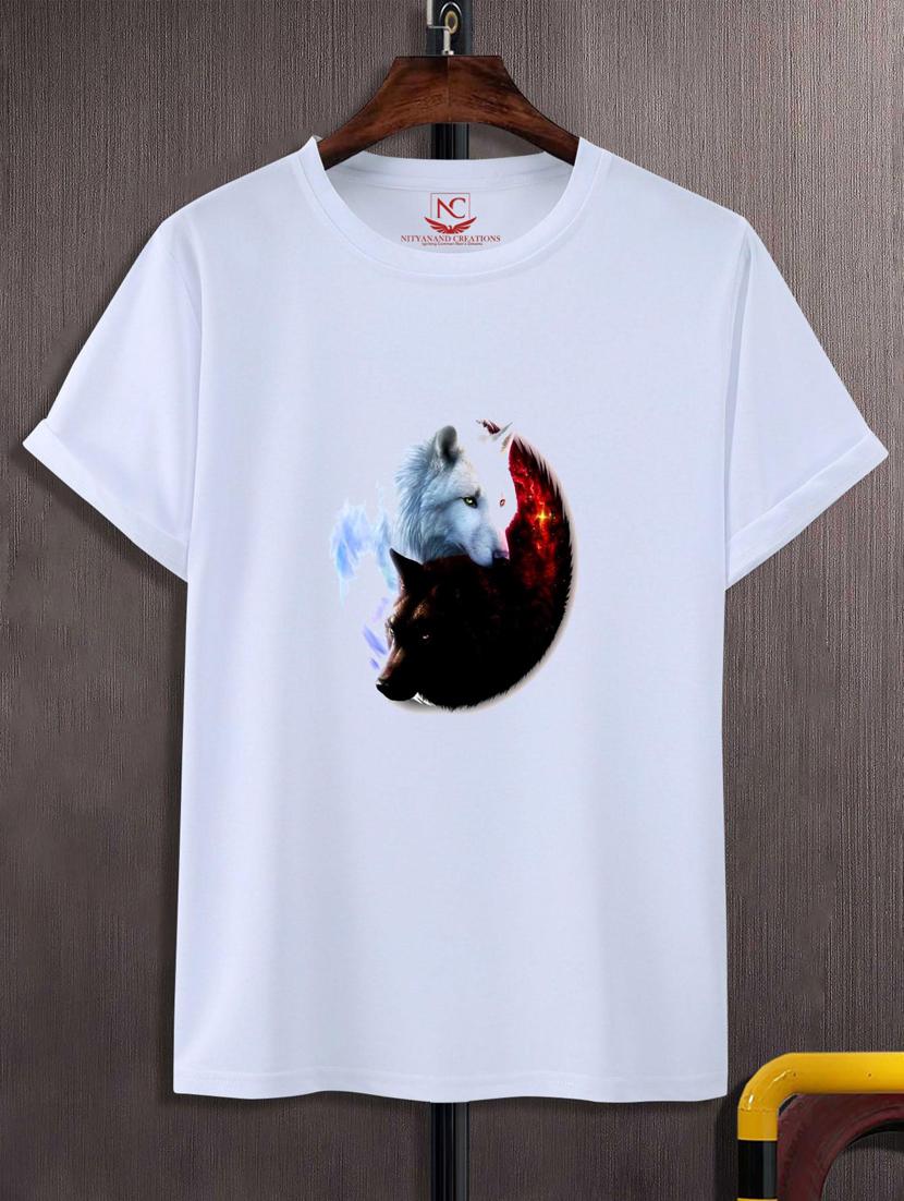 unisex white graphic print t-shirt - 20882806 -  Zoom Image - 0
