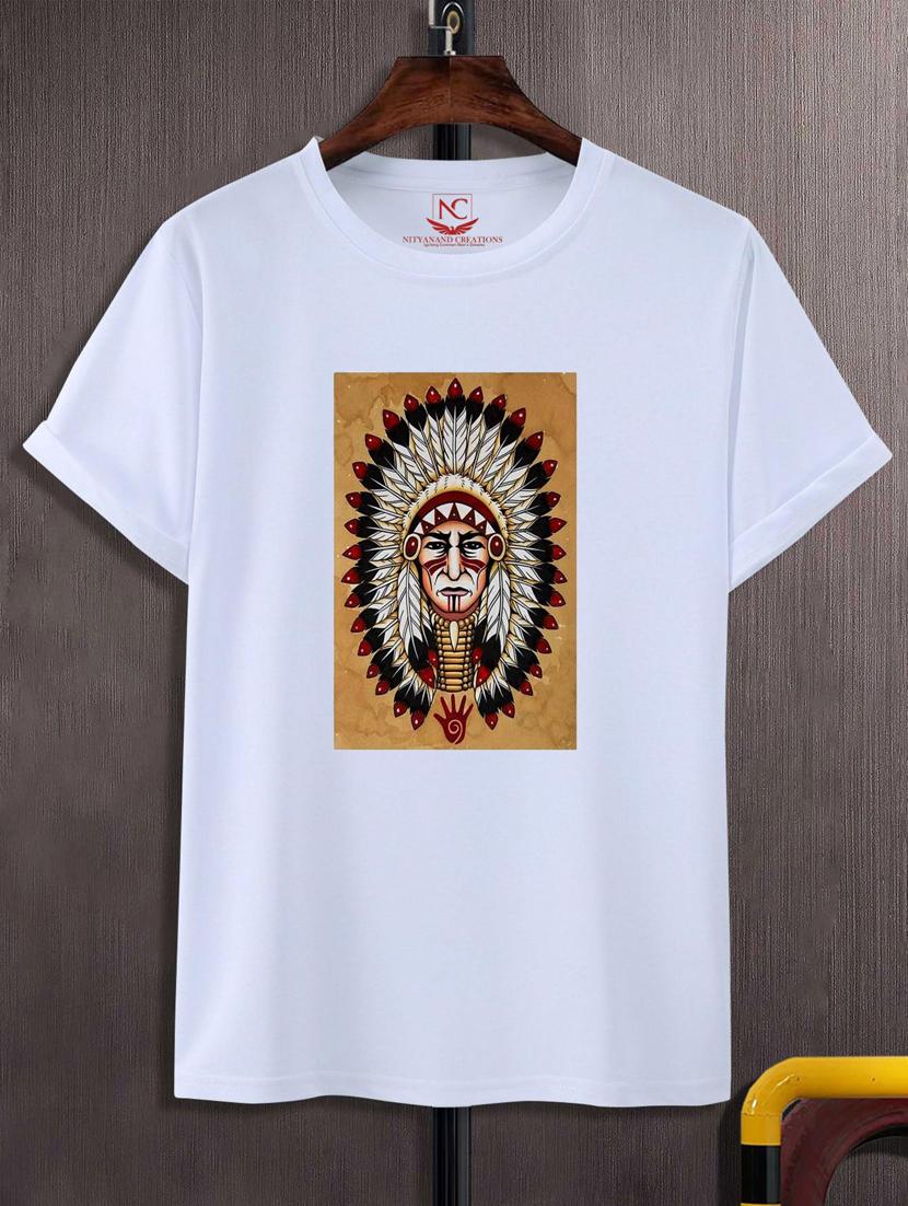 unisex white graphic printed t-shirt - 20882811 -  Zoom Image - 0