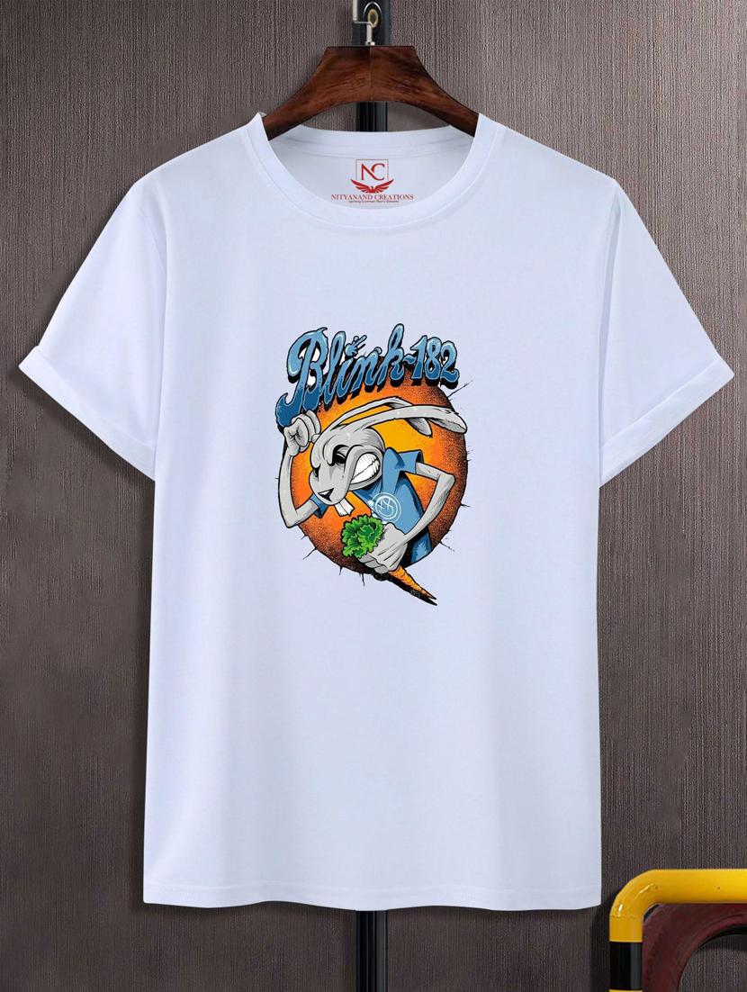 unisex white graphic printed t-shirt - 20882816 - Zoom Image - 0