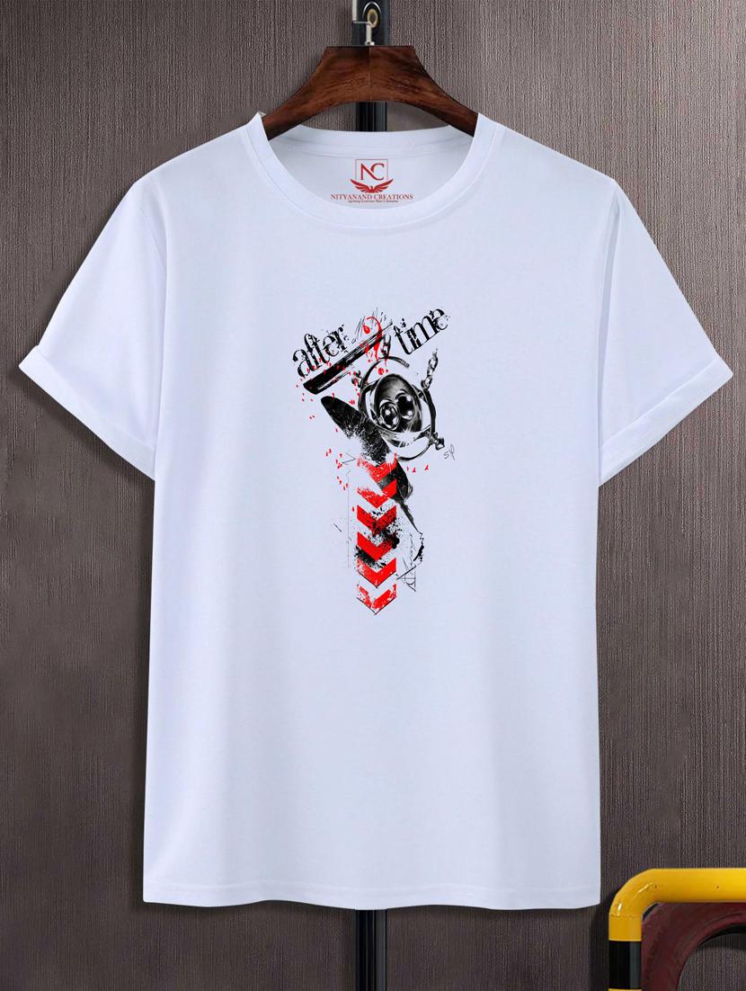 unisex white graphic printed t-shirt - 20882842 - Zoom Image - 0
