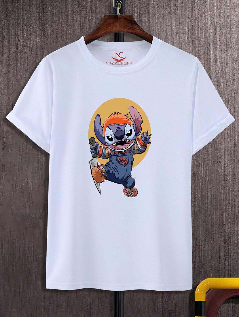unisex white graphic print t-shirt - 20882858 -  Zoom Image - 0