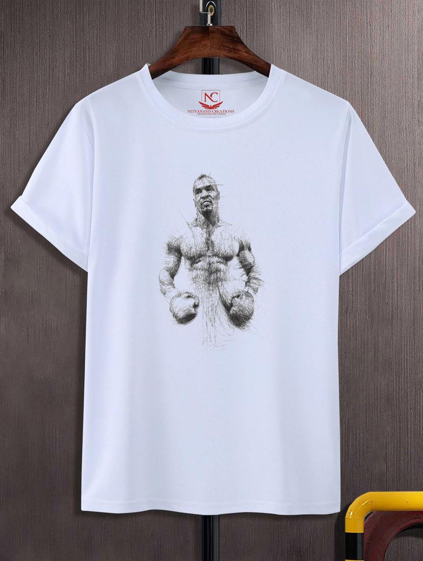 unisex white graphic printed t-shirt - 20882867 - Zoom Image - 0