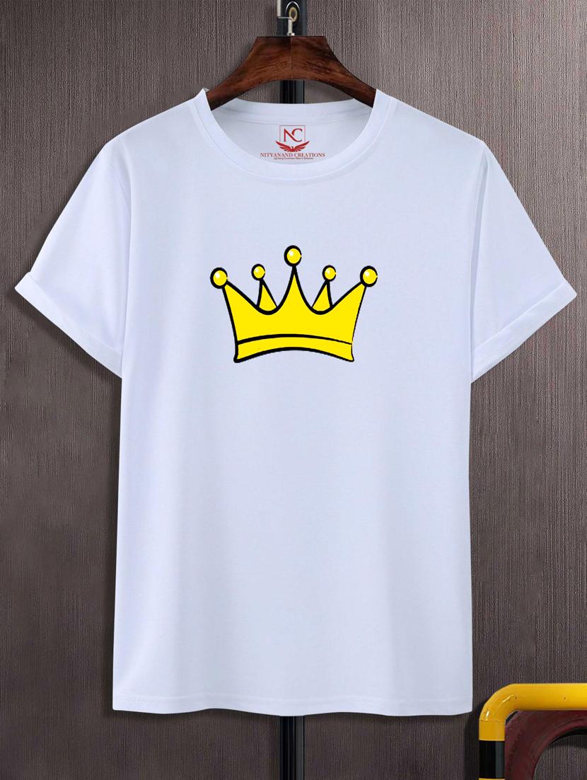 unisex white graphic printed t-shirt - 20882875 - Zoom Image - 0
