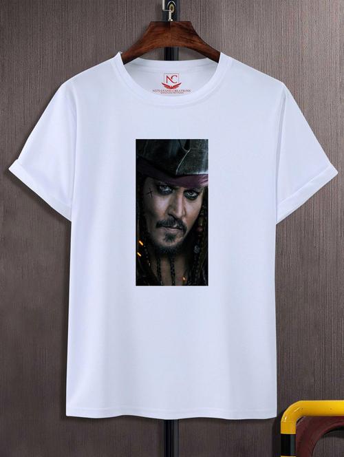 unisex white graphic printed t-shirt - 20882888 -  Standard Image - 0