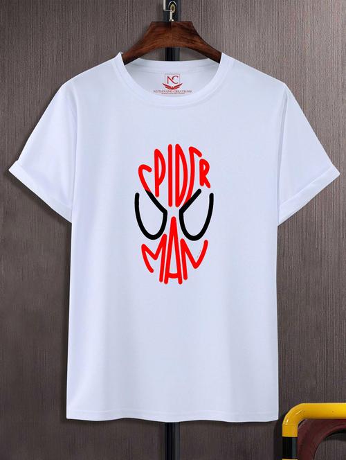 unisex white polyester graphic t-shirt - 20882891 -  Standard Image - 0