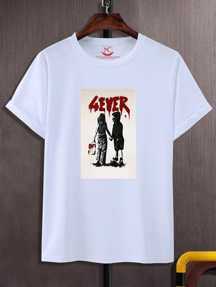 unisex white graphic printed t-shirt - 20882894 -  Zoom Image - 0