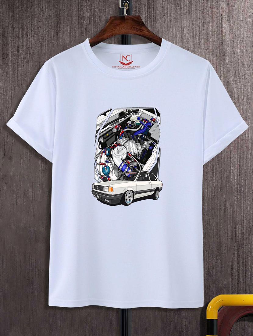 unisex white graphic printed t-shirt - 20882895 - Zoom Image - 0