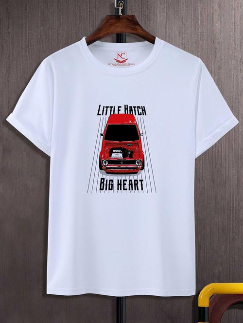 unisex white polyester graphic t-shirt - 20882896 -  Standard Image - 0