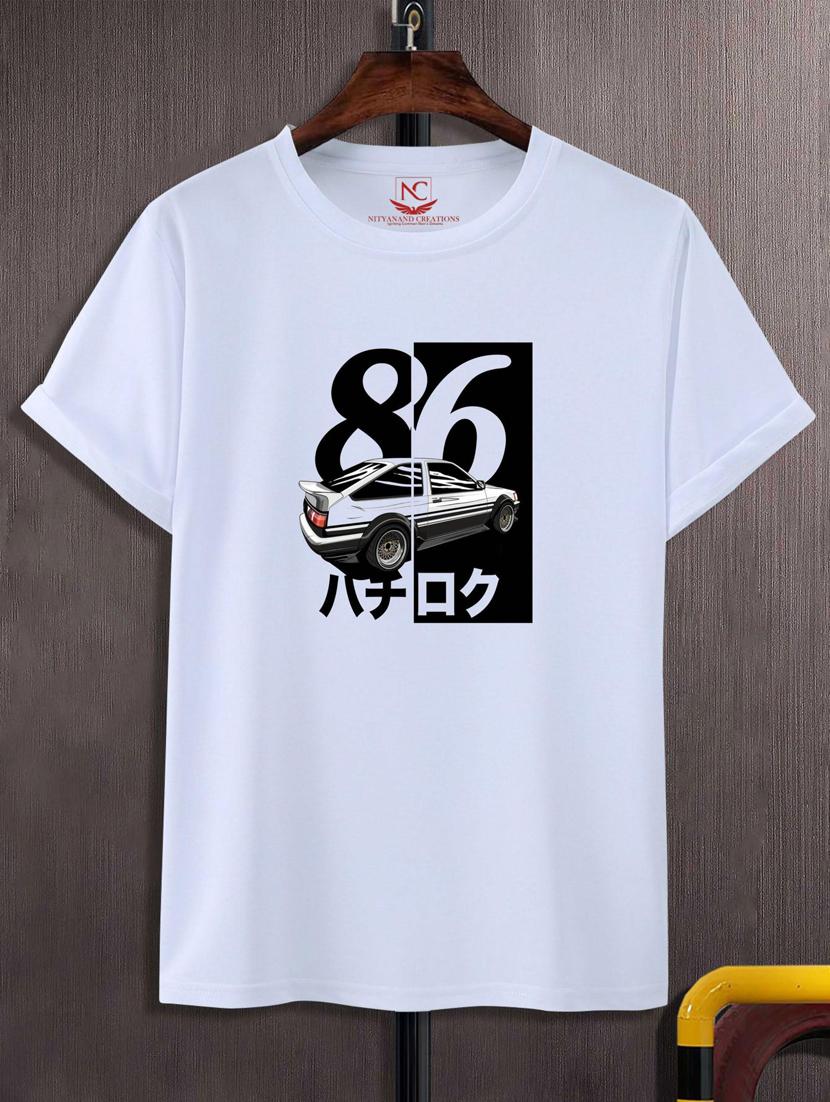 unisex white graphic printed t-shirt - 20882897 - Zoom Image - 0