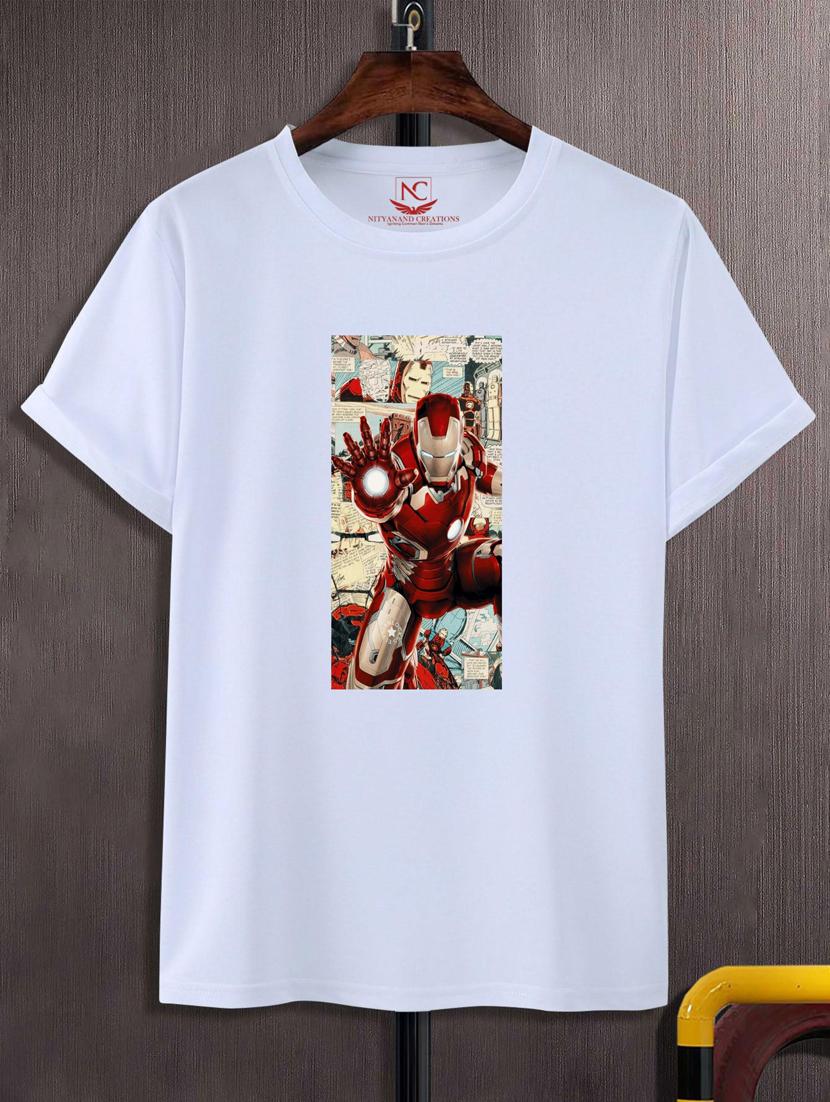 unisex white graphic printed t-shirt - 20882899 -  Zoom Image - 0