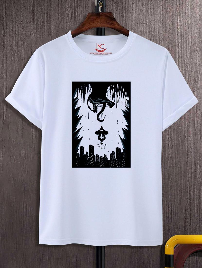 unisex white graphic printed t-shirt - 20882907 -  Zoom Image - 0
