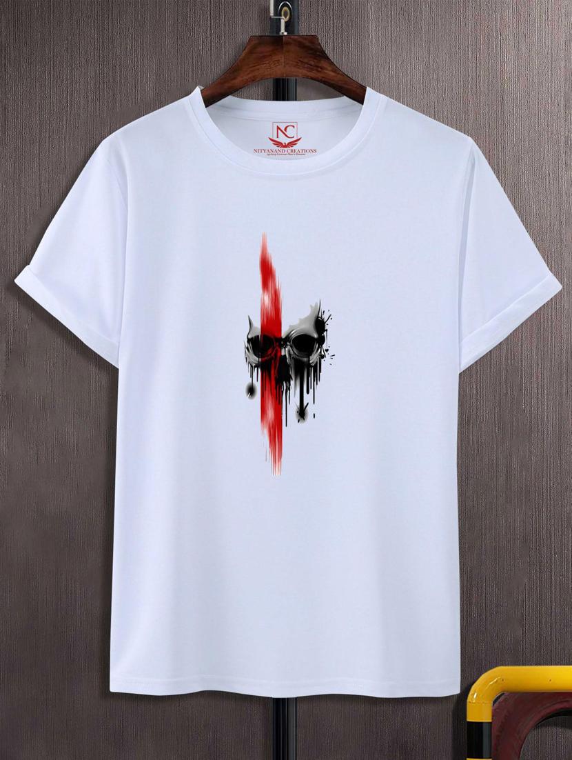 unisex white graphic printed t-shirt - 20882913 -  Zoom Image - 0