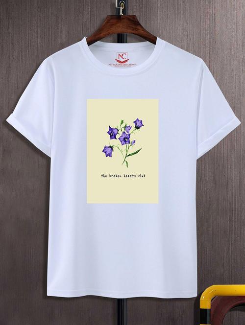 unisex white graphic printed t-shirt - 20882914 - Standard Image - 0