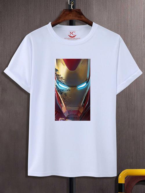 unisex white graphic printed t-shirt - 20882915 - Standard Image - 0