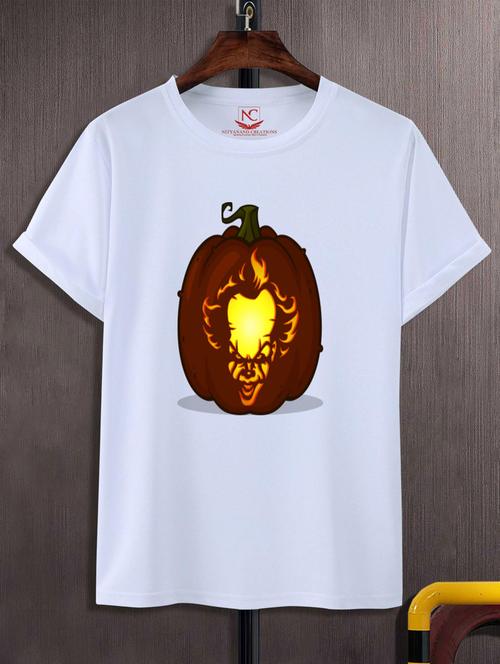 unisex white graphic printed t-shirt - 20882926 -  Standard Image - 0