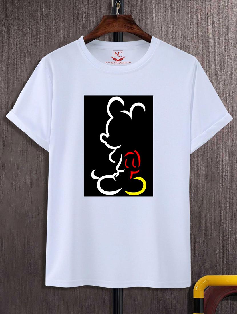 unisex white graphic printed t-shirt - 20882939 - Zoom Image - 0