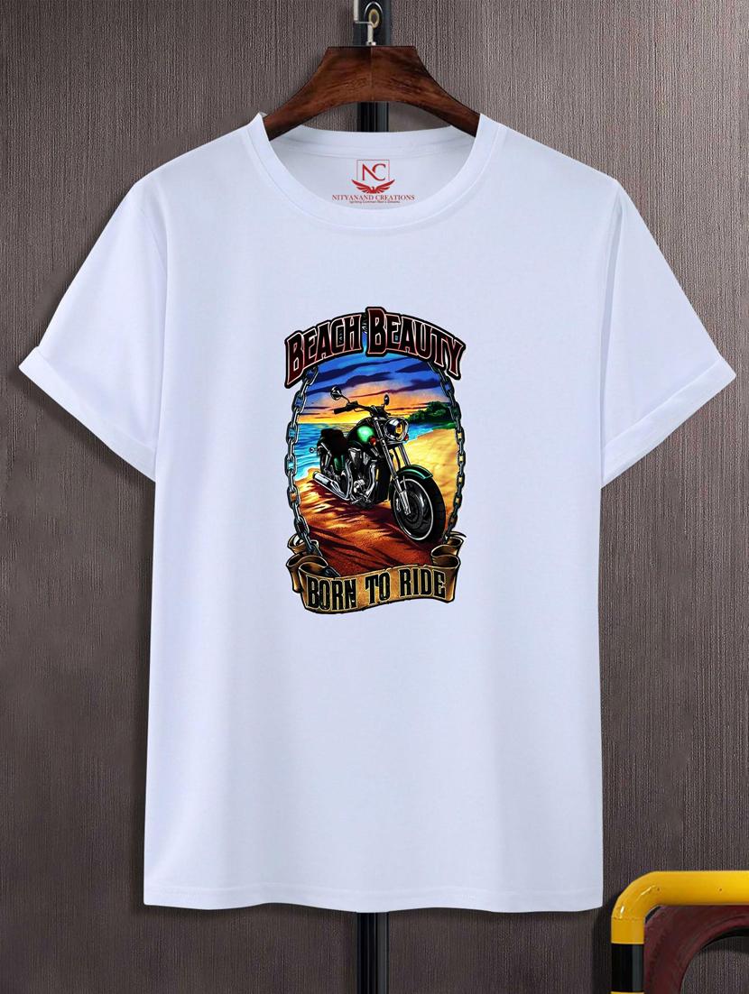 unisex white graphic printed t-shirt - 20882949 -  Zoom Image - 0