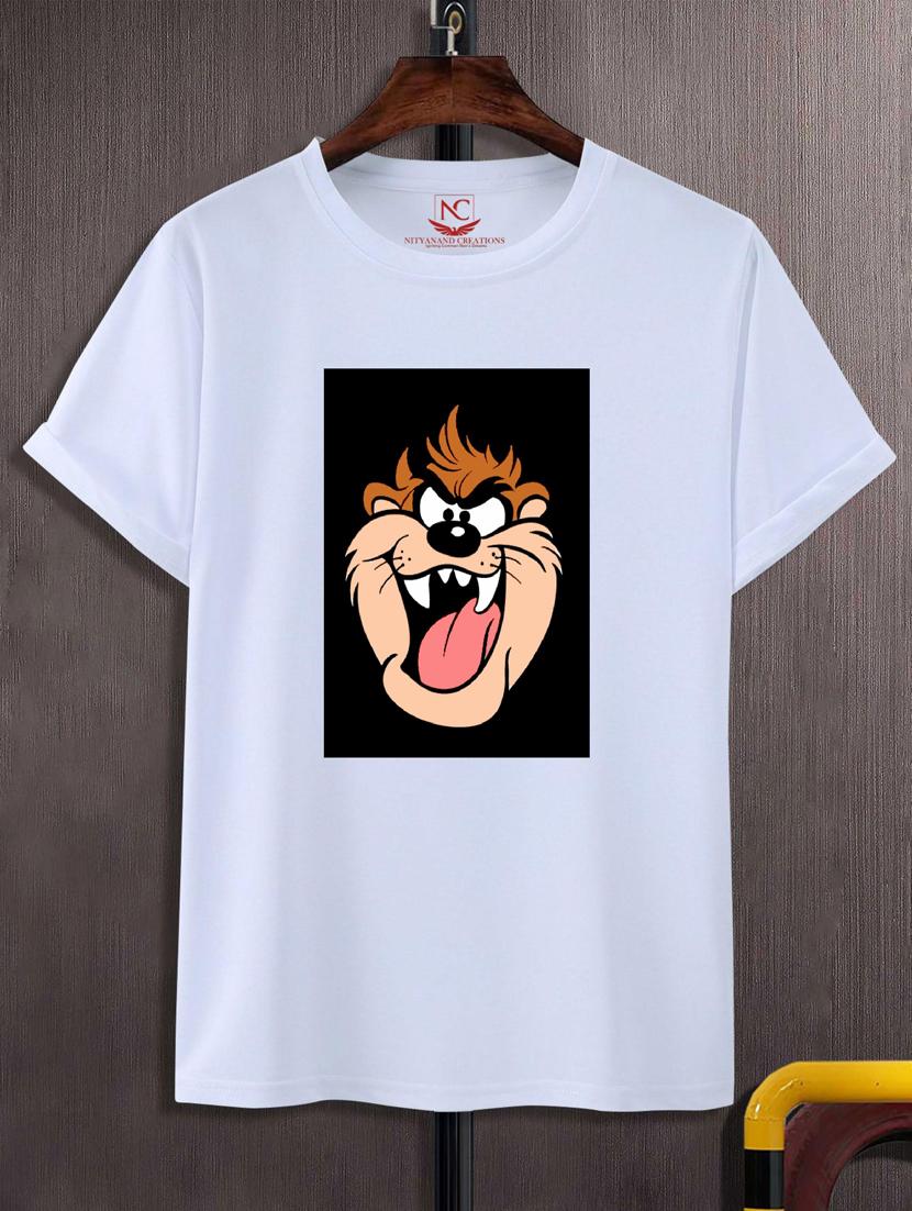 unisex white graphic print t-shirt - 20882959 -  Zoom Image - 0