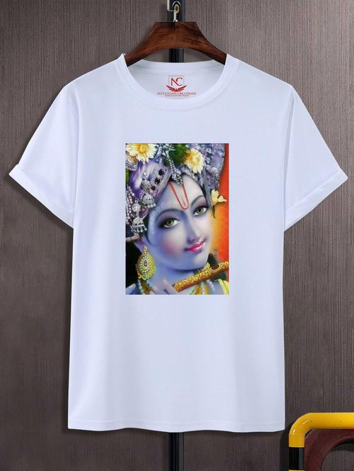 unisex white graphic printed t-shirt - 20882962 - Standard Image - 0