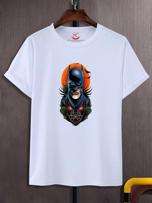 unisex white graphic printed t-shirt - 20882970 - Standard Image - 0
