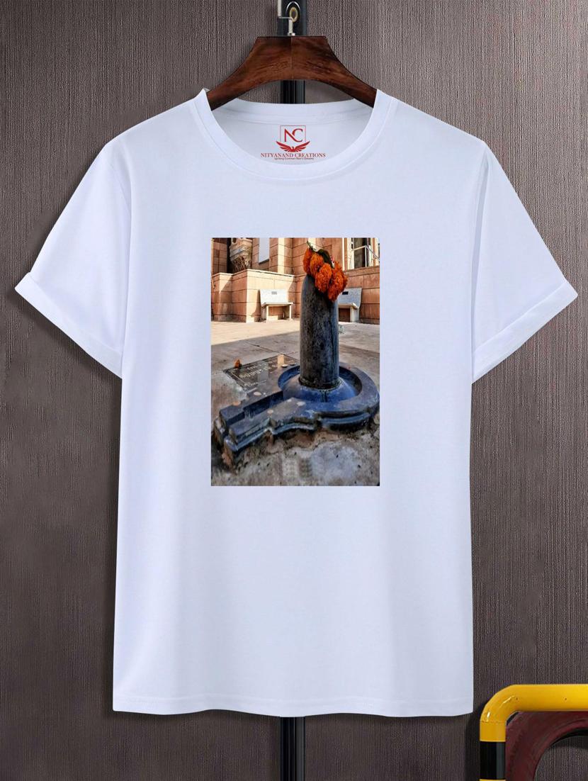 unisex white graphic printed t-shirt - 20882971 - Zoom Image - 0