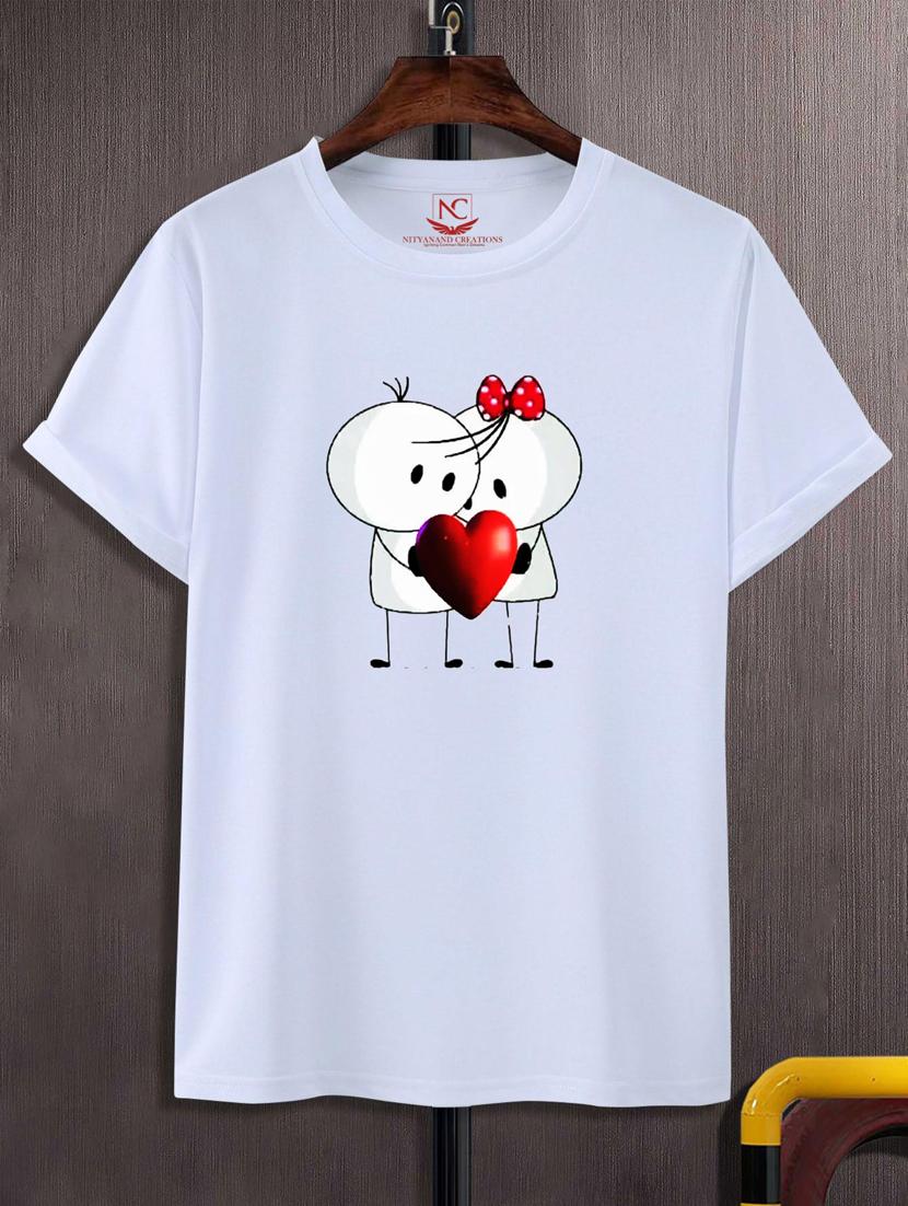unisex white graphic printed t-shirt - 20882984 - Zoom Image - 0