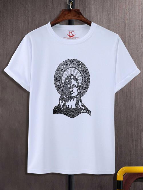 unisex white graphic printed t-shirt - 20882986 -  Standard Image - 0