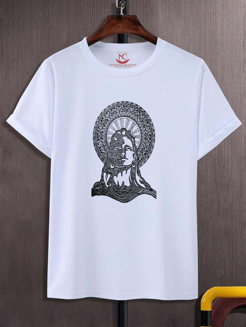unisex white graphic printed t-shirt - 20882986 -  Zoom Image - 0