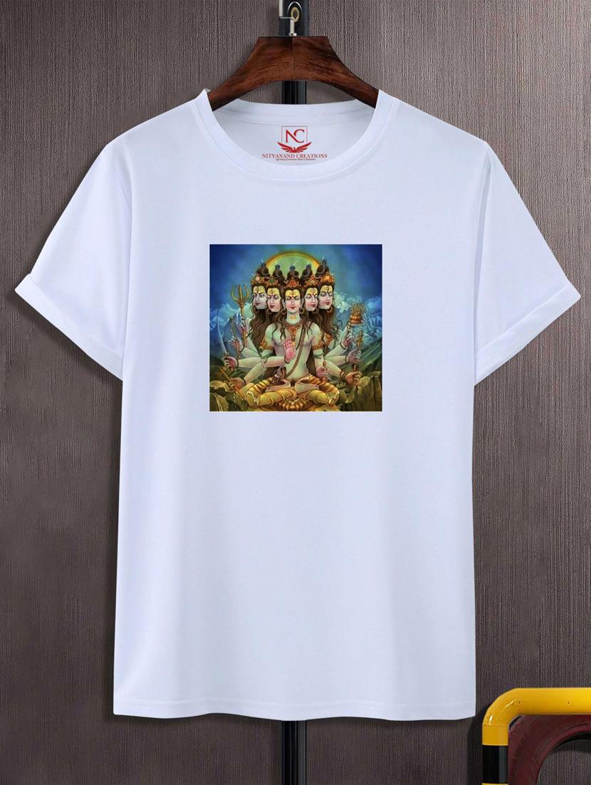 unisex white graphic printed t-shirt - 20883003 - Zoom Image - 0