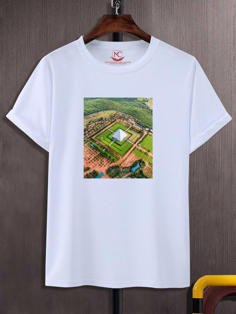 unisex white graphic printed t-shirt - 20883006 - Zoom Image - 0