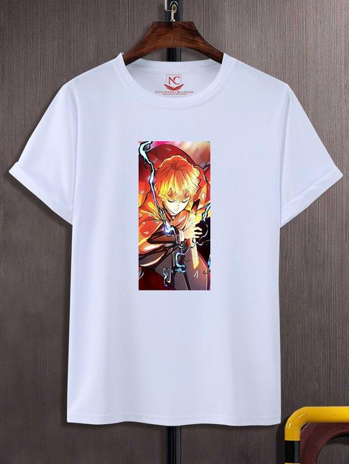 unisex white graphic printed t-shirt - 20883010 -  Standard Image - 0