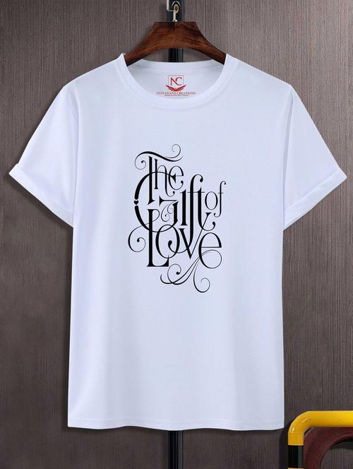 unisex white graphic printed t-shirt - 20883019 - Standard Image - 0