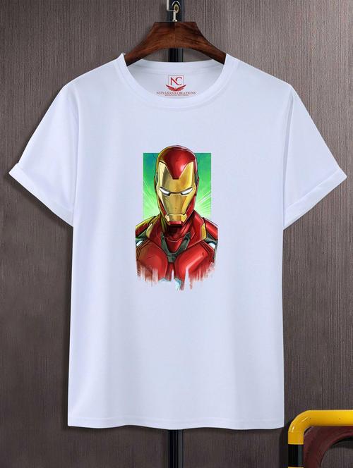 unisex white graphic printed t-shirt - 20883052 -  Standard Image - 0