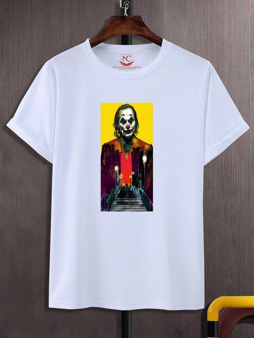 unisex white graphic printed t-shirt - 20883059 -  Standard Image - 0