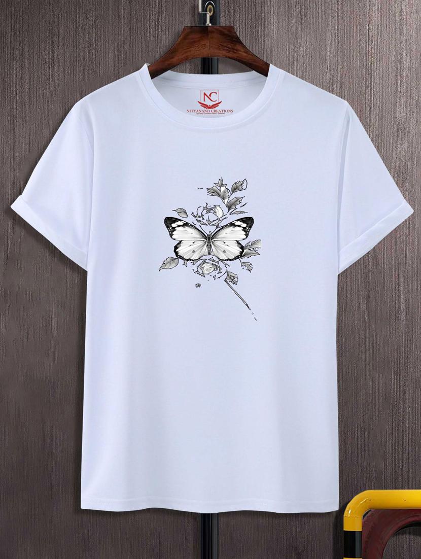unisex white graphic printed t-shirt - 20883070 - Zoom Image - 0