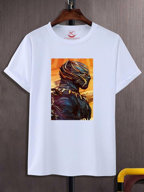 unisex white graphic printed t-shirt - 20883080 -  Standard Image - 0