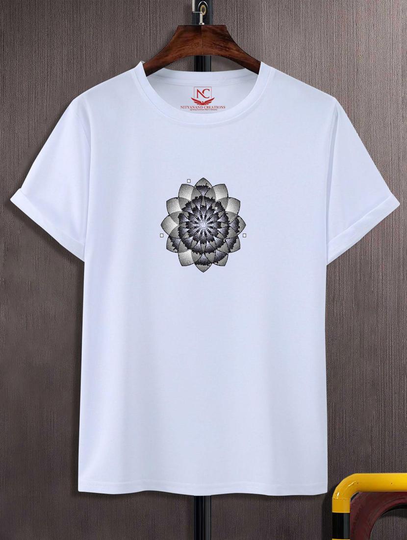 unisex white graphic printed t-shirt - 20883093 - Zoom Image - 0
