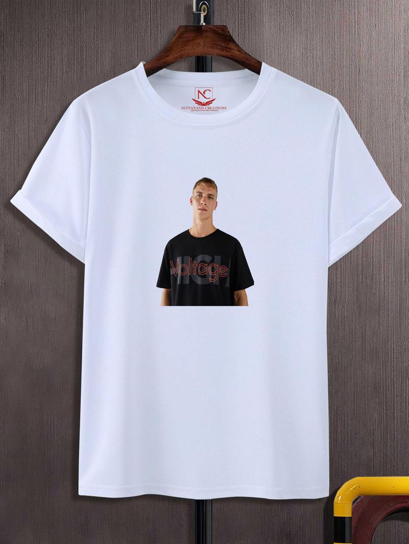 unisex white graphic printed t-shirt - 20883108 - Zoom Image - 0