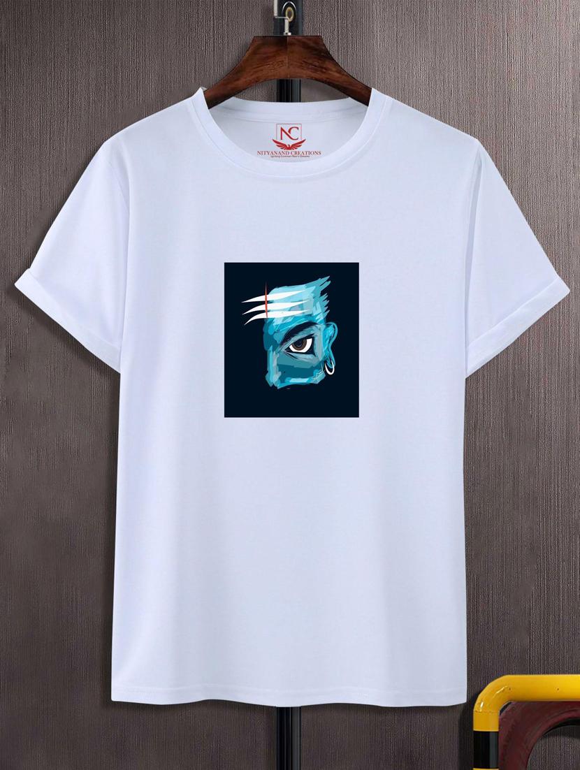 unisex white graphic printed t-shirt - 20883112 - Zoom Image - 0